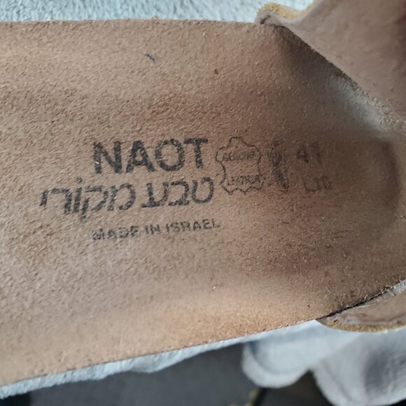 Naot Shoes Womens Size 10 Brown & Green Leather Prophecy Ankle Strap Sandals - Picture 2 of 10